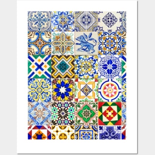 Azulejo — Portuguese tilework #21 Posters and Art
